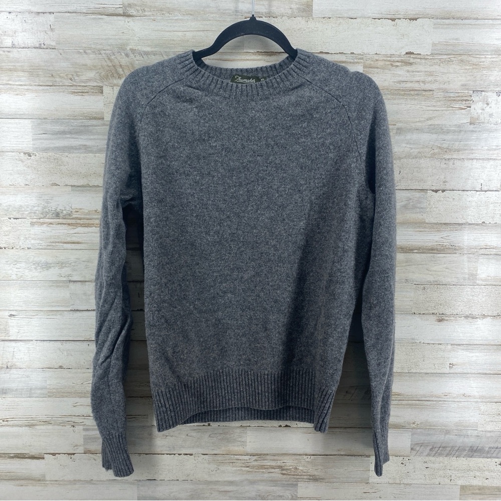 Trumaker Wool Blend men’s  Sweater Charcoal Gray SZ XL Tall